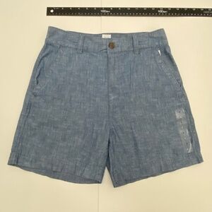 Gap Girlfriend Khaki Blue High Rise Shorts NWT Size 2
